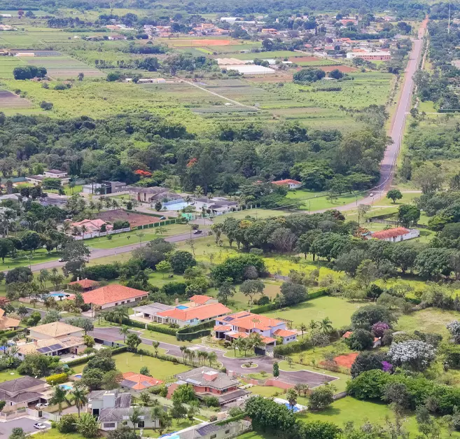 imagem aérea da região do Park Way 