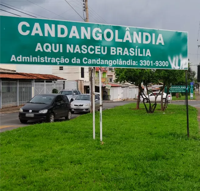 imagem da entrada da candangolândia