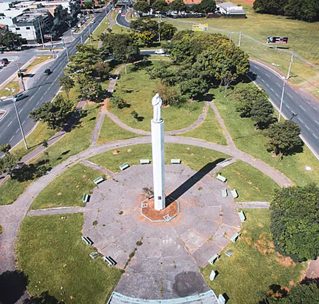 foto aérea de Santa Maria