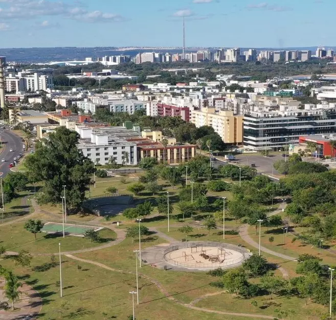 foto aérea do cruzeiro 