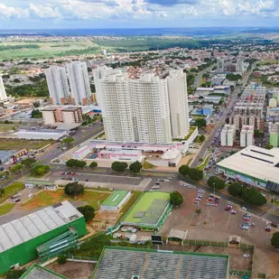 Foto aérea do Gama