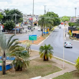 imagem do centro da Candangolândia