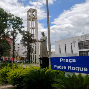 imagem da entrada do Núcleo Bandeirante