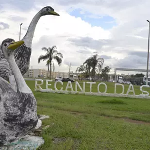 foto da entrada do Recanto das emas 